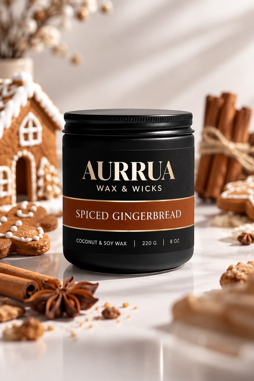 AURRUA Spiced Gingerbread – Signature Scented Candle