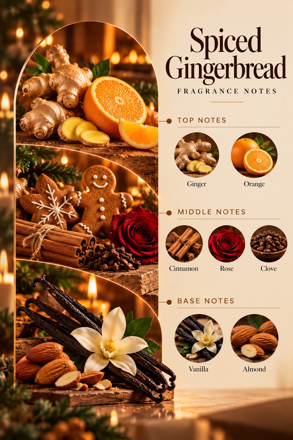 AURRUA Spiced Gingerbread – Mini Scented Candle