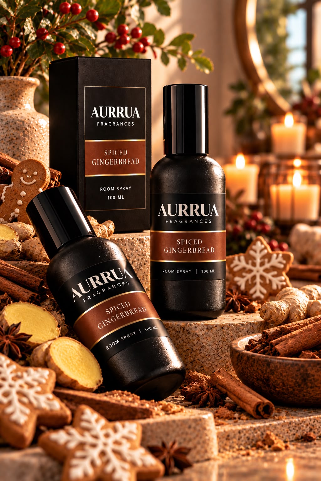 AURRUA Spiced Gingerbread – Luxury Room Fragrance