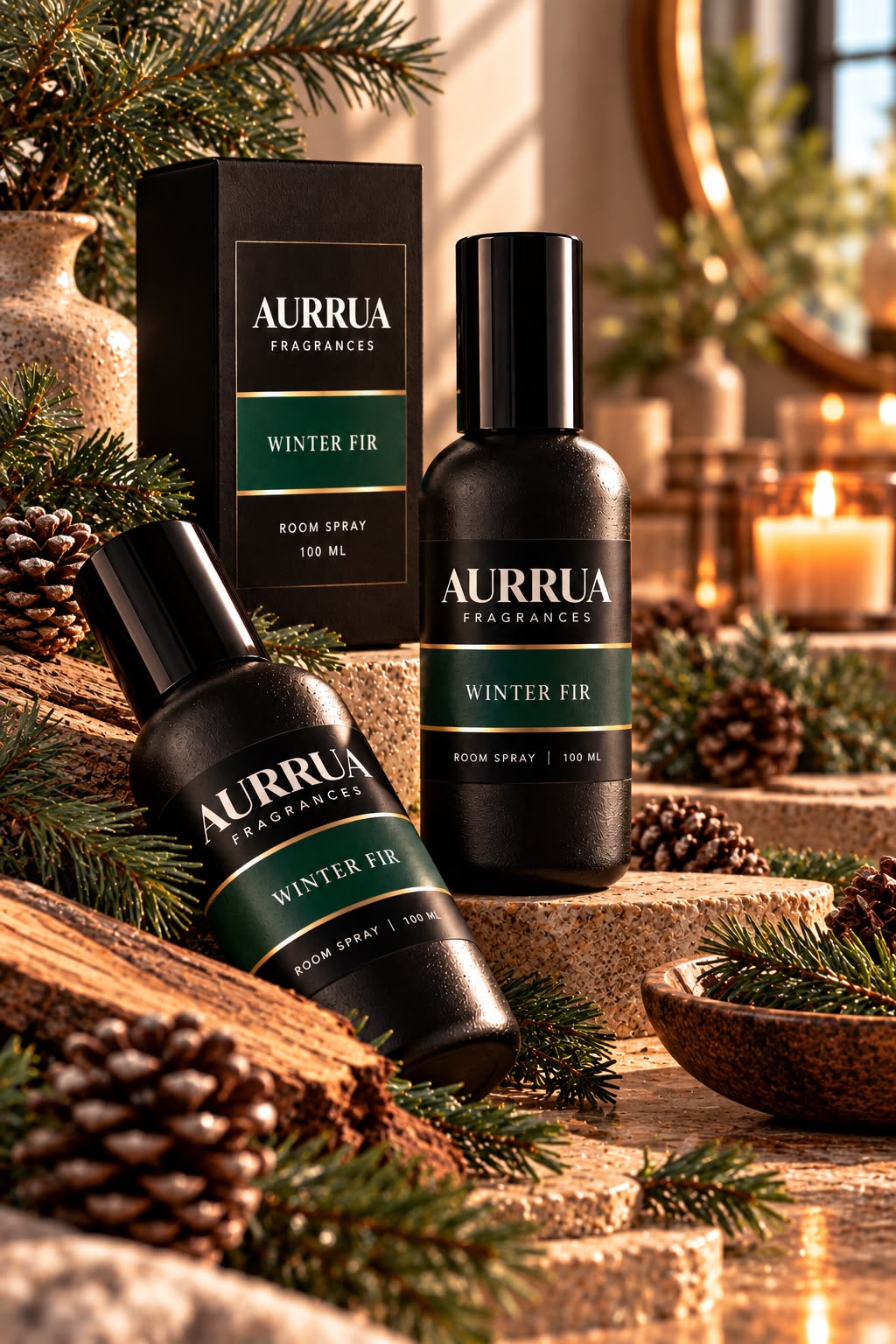AURRUA Winter Fir – Luxury Room Fragrance
