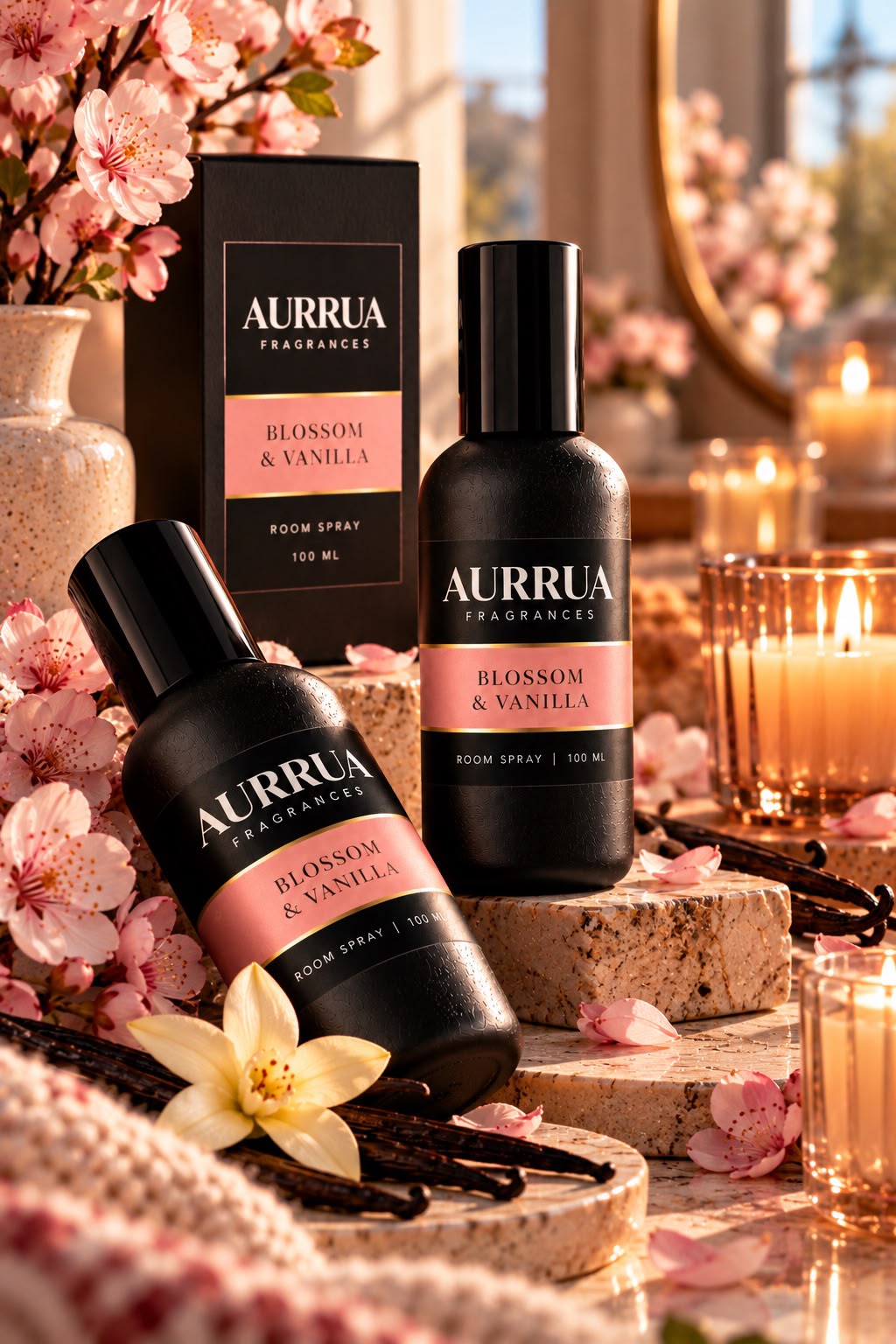 AURRUA Blossom & Vanilla – Luxury Room Fragrance