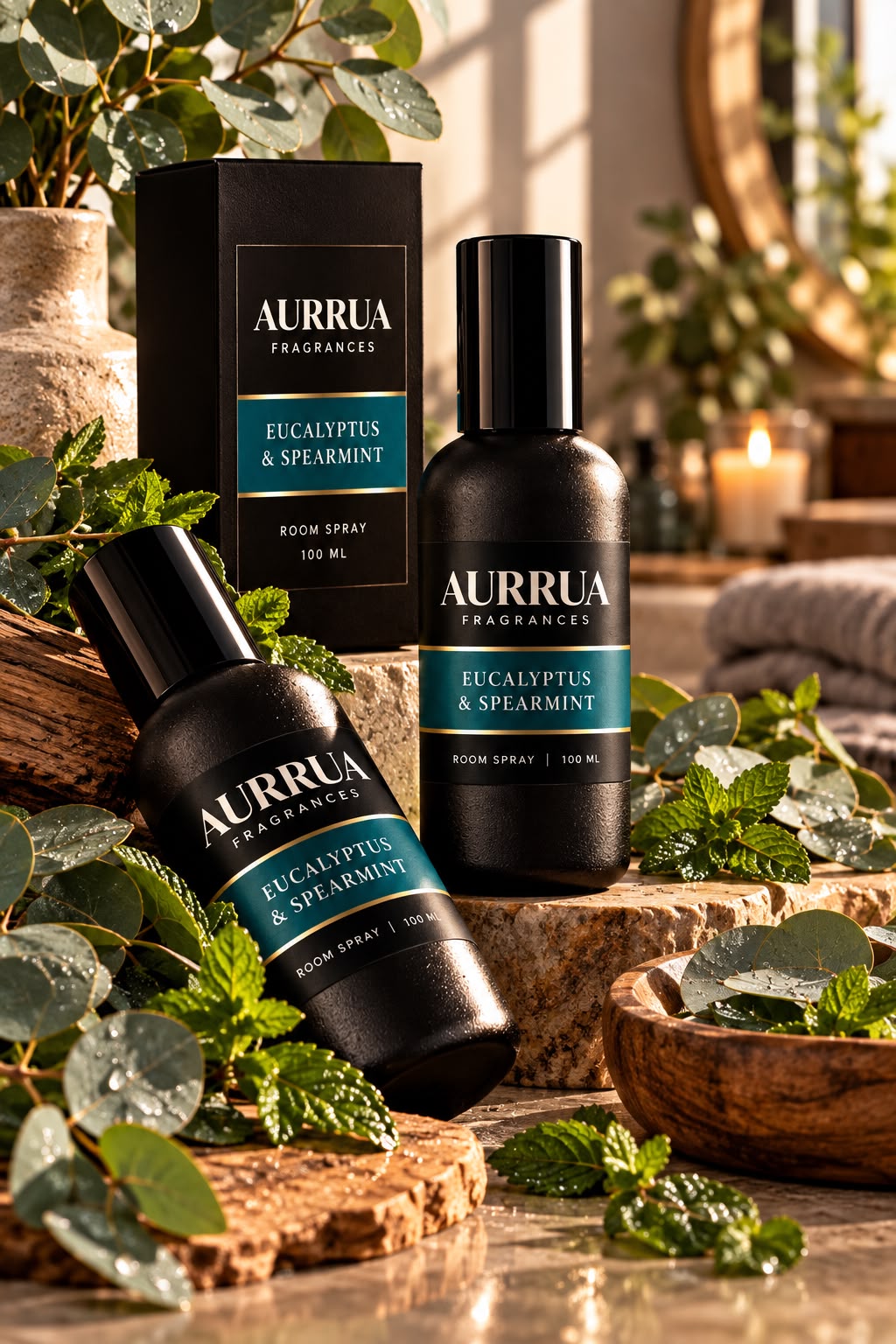 AURRUA Eucalyptus & Spearmint – Luxury Room Fragrance
