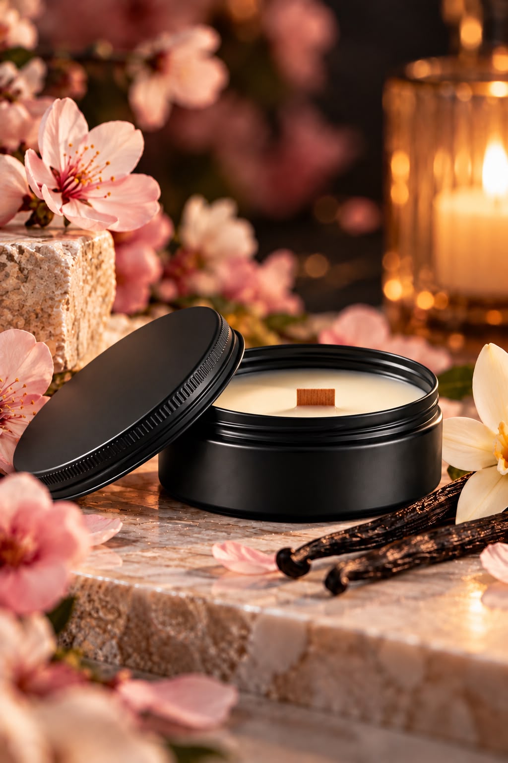 AURRUA Blossom & Vanilla – Mini Scented Candle