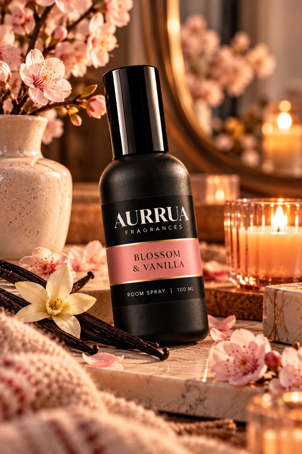 AURRUA Blossom & Vanilla – Luxury Room Fragrance